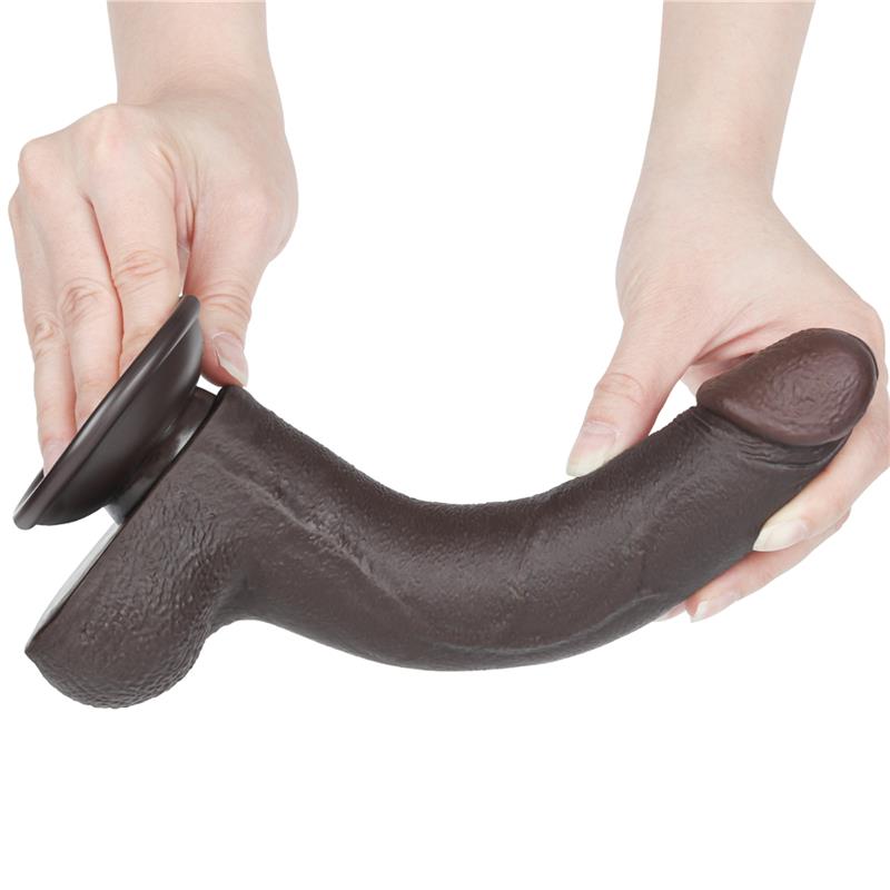 Dildo Dual Layer Piel Deslizante Retractil 8.5