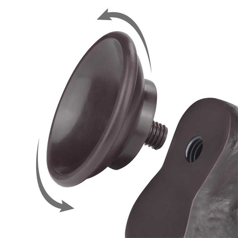 Dildo Dual Layer Piel Deslizante Retractil 8