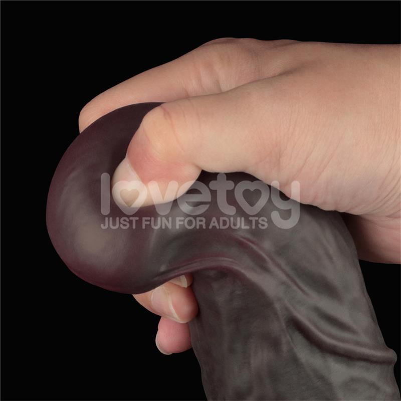 Dildo Dual Layered Articulable XXL 14.5