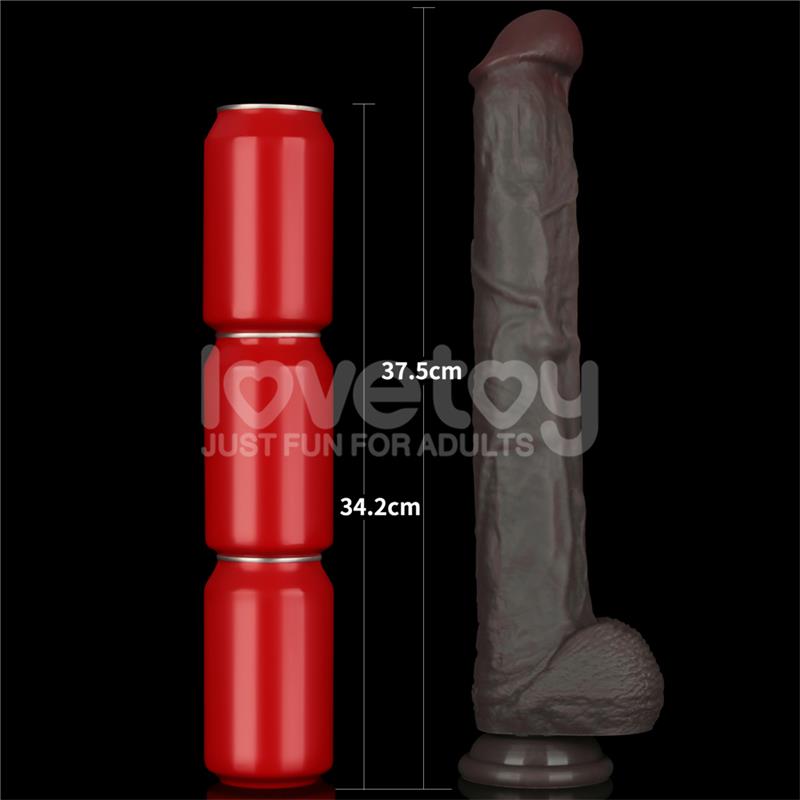 Dildo Dual Layered Articulable XXL 14.5