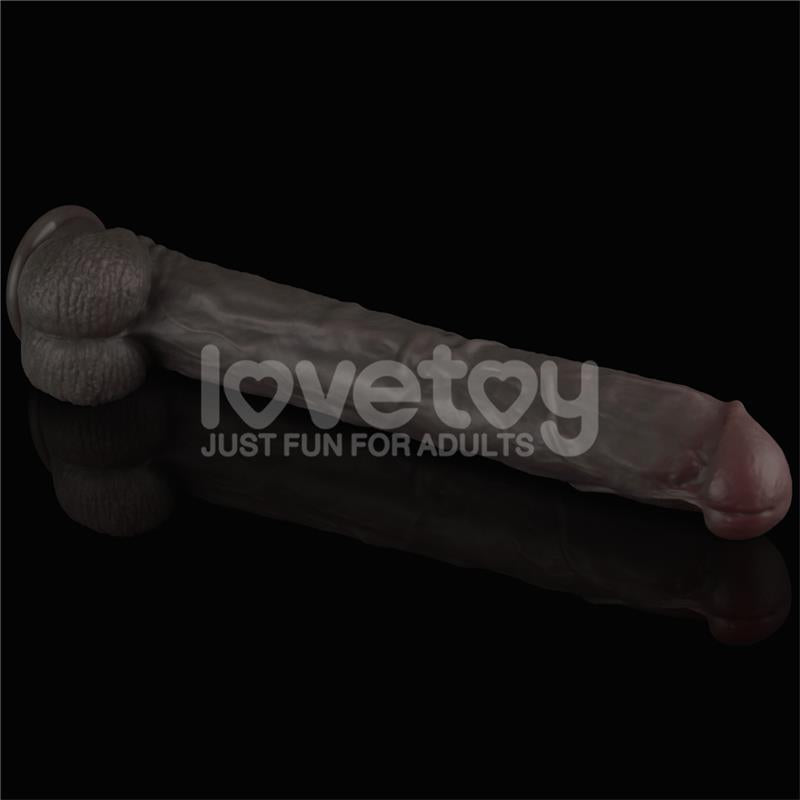 Dildo Dual Layered Articulable XXL 14.5