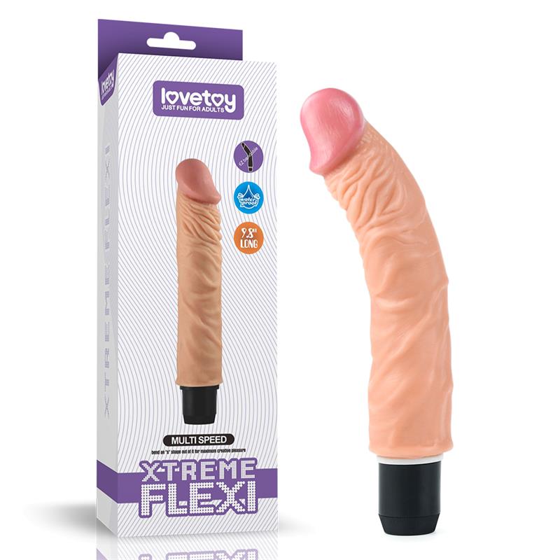 Dildo Flexi 9.5 con Vibración Natural 6