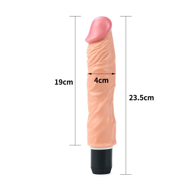 Dildo Flexi 9.5 con Vibración Natural 5