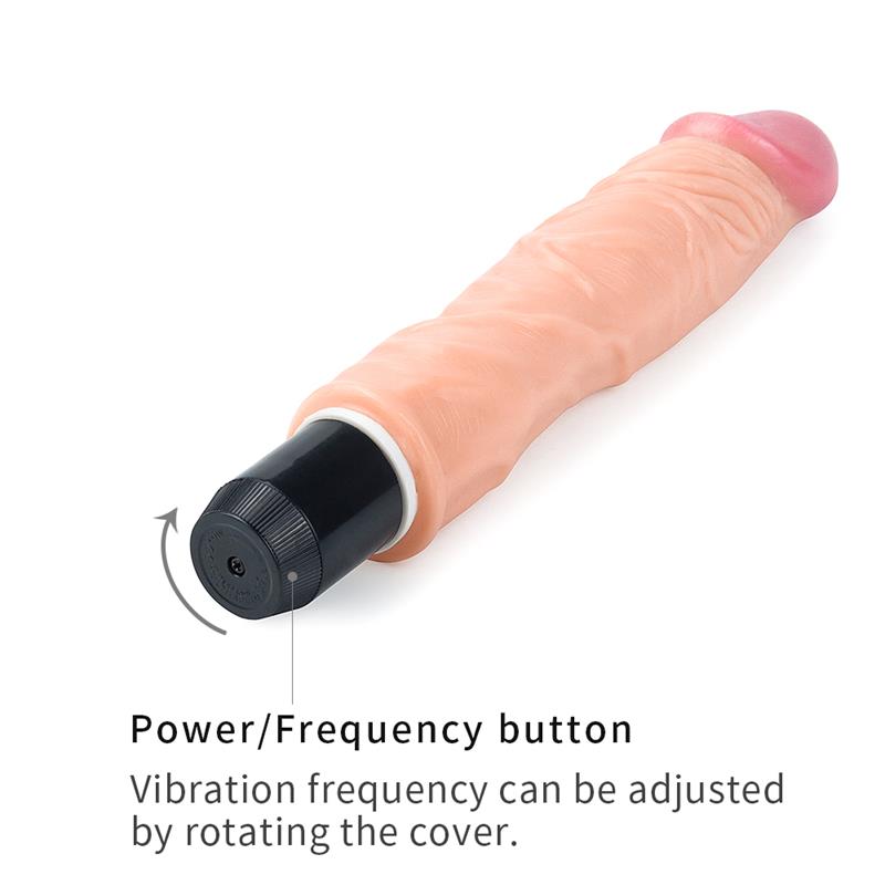 Dildo Flexi 9.5 con Vibración Natural 4