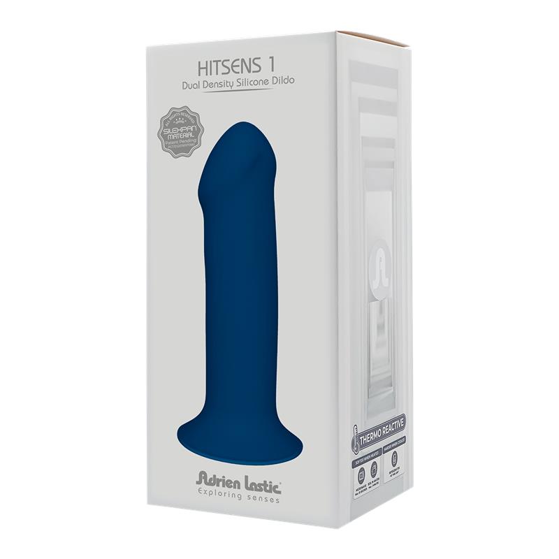 Dildo Hitsens 1 Doble Densidad Azul 4