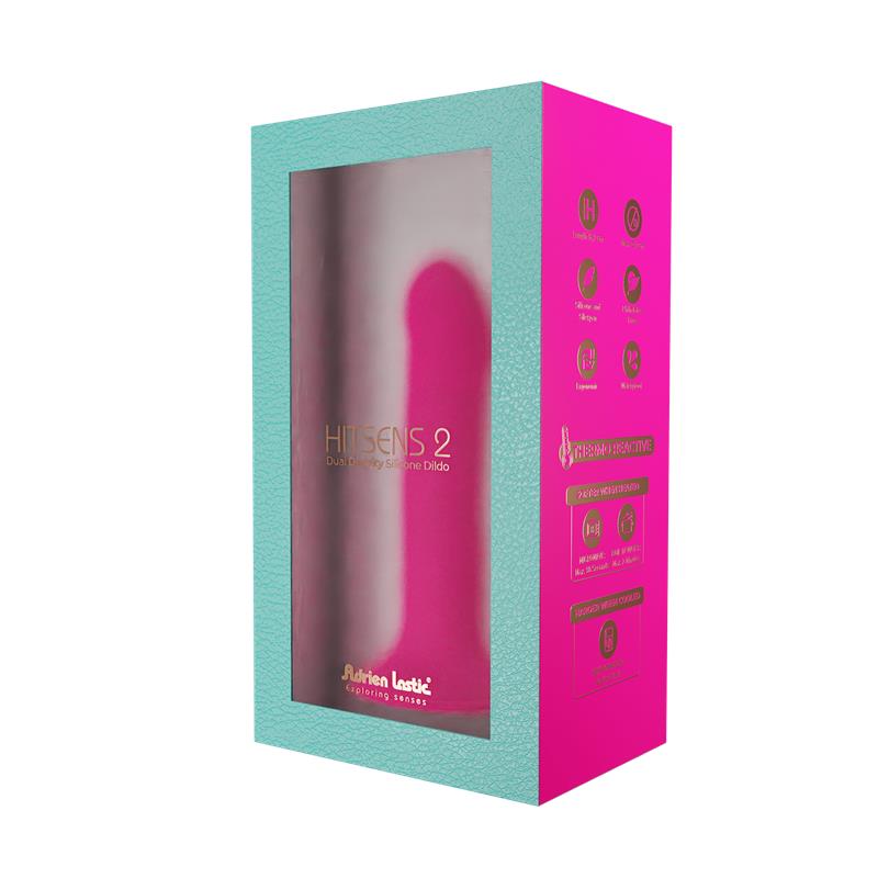 Dildo Hitsens 2 Doble Densidad Rosa 4