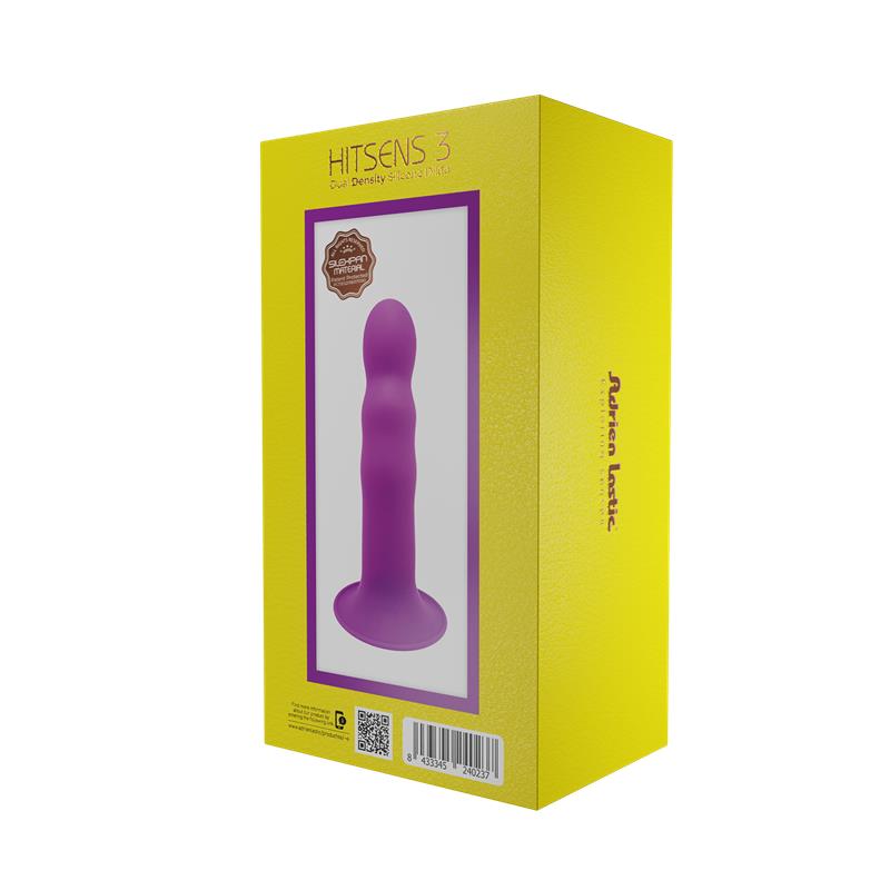 Dildo Hitsens 3 Doble Densidad Purpura 5