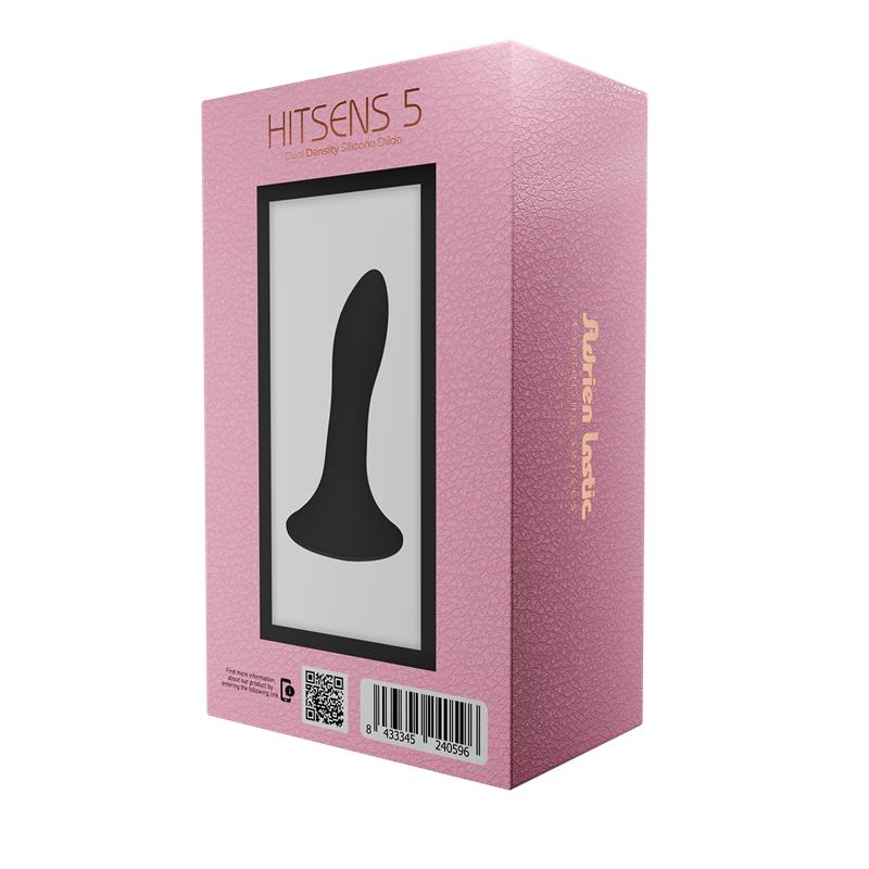 Dildo Hitsens 5 Doble Densidad Negro 5