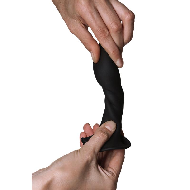 Dildo Hitsens 5 Doble Densidad Negro 3