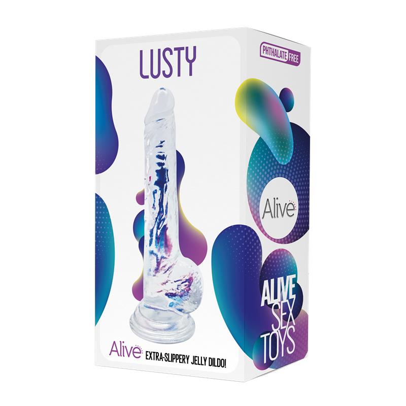 Dildo Jelly Lusty 18 cm 2