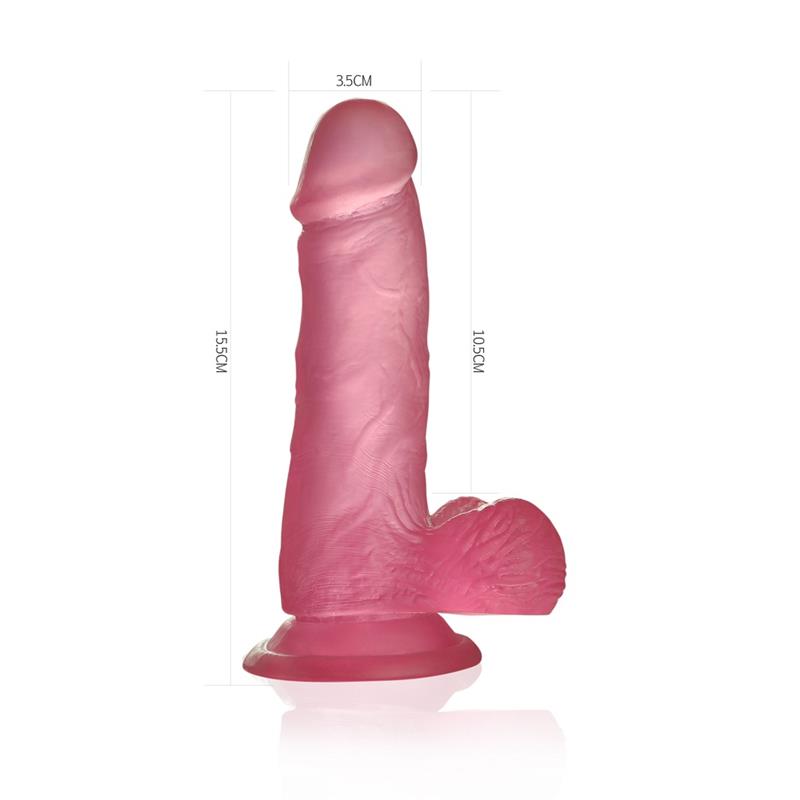 Dildo Jelly Studs 6 Rosa 7