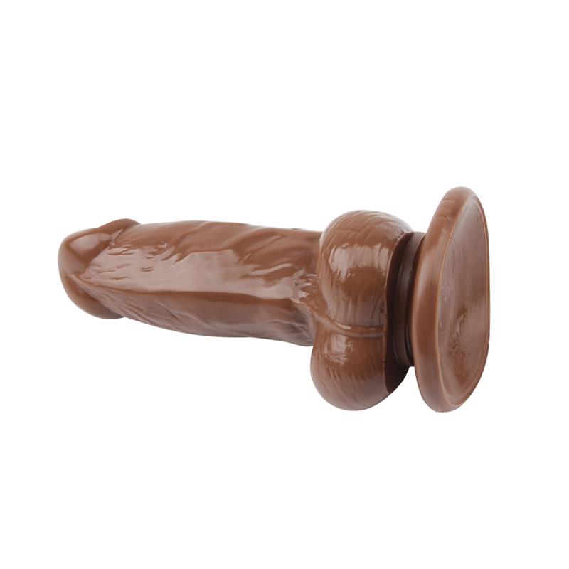 Dildo Jumbo Jack 6 con Vibración marrón 6