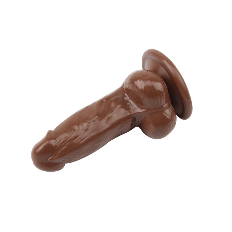 Dildo Jumbo Jack 6 con Vibración marrón 5