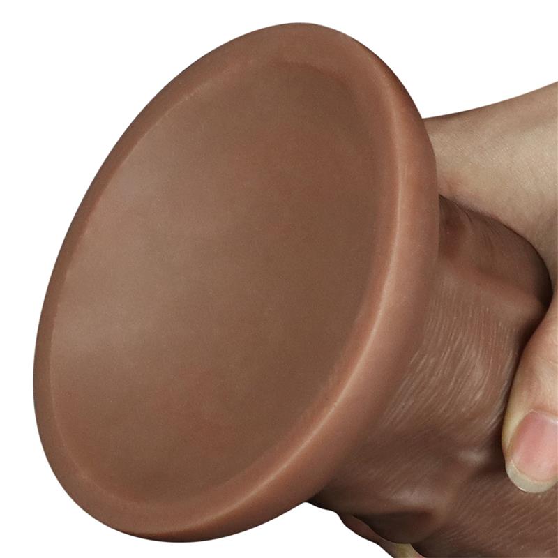Dildo King 10.5 con Vibración Chubby Marrón 7