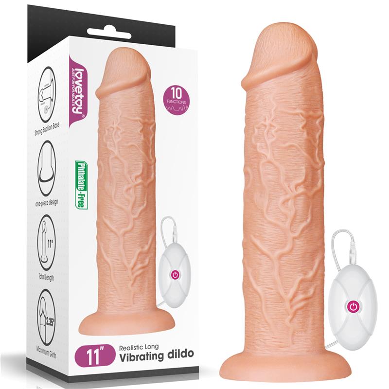 Dildo King 11 con Vibración Natural 3