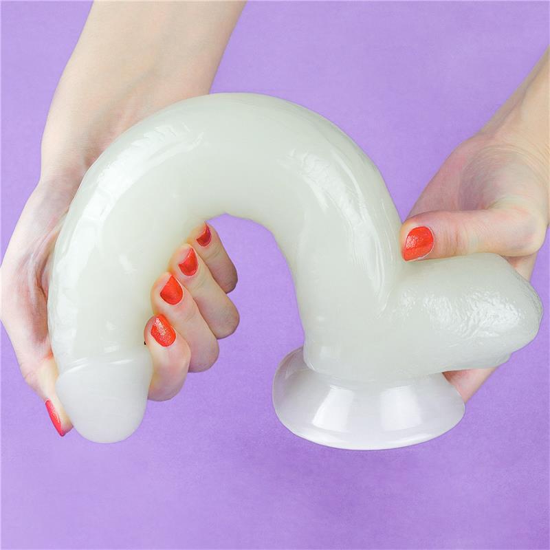Dildo Lumino 10 Luz Azul 8