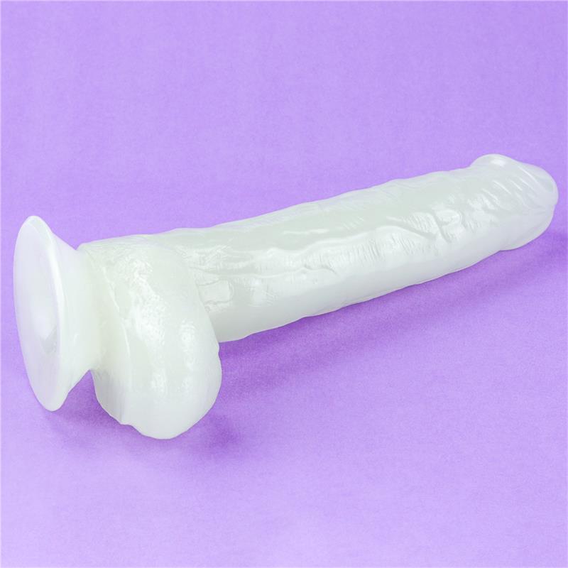 Dildo Lumino 10 Luz Azul 7