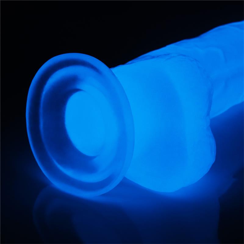 Dildo Lumino 7.5 Luz Azul 8