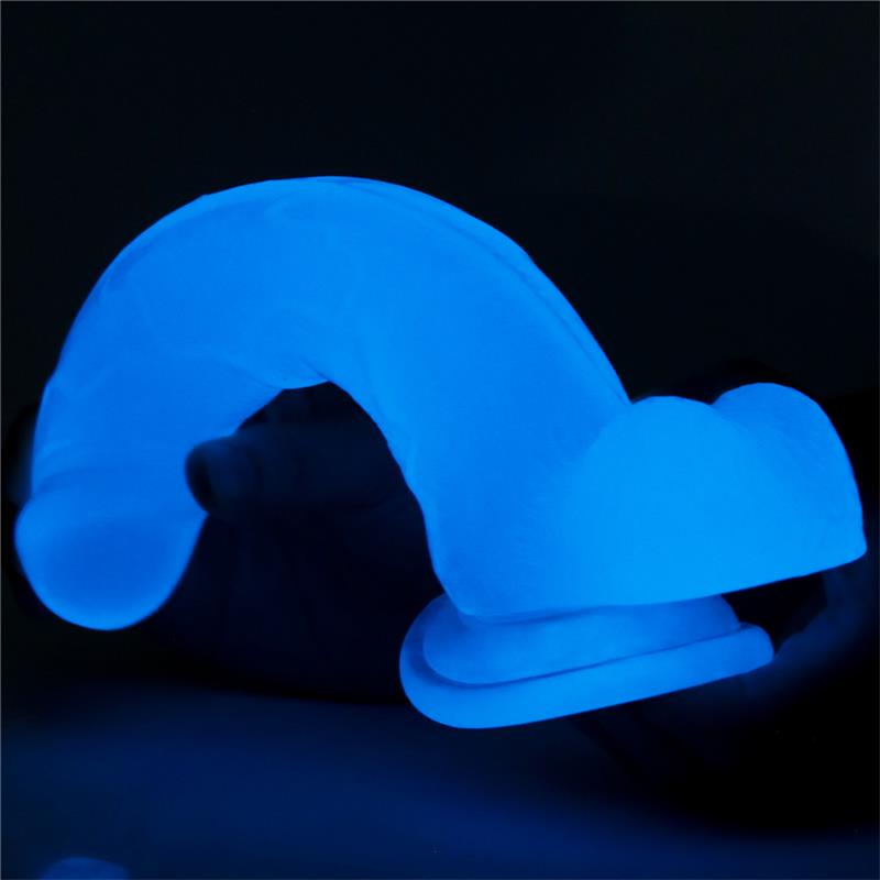 Dildo Lumino 7.5 Luz Azul 7
