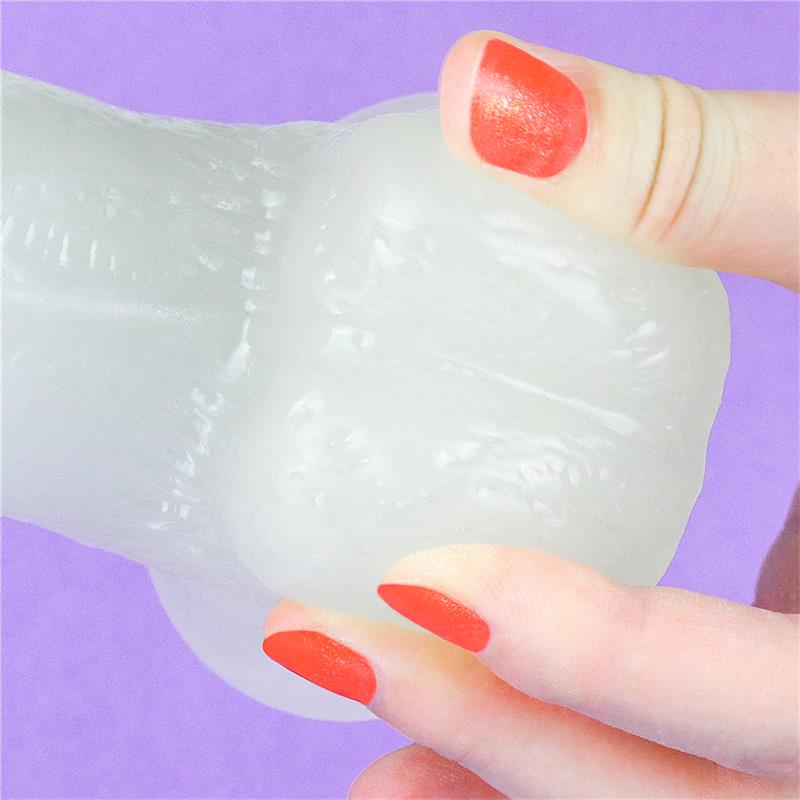 Dildo Lumino 7.5 Luz Azul 12
