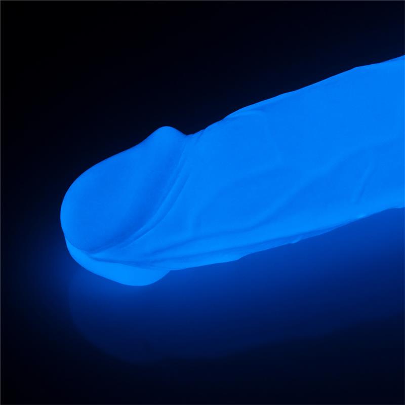 Dildo Lumino 7.5 Luz Azul 4