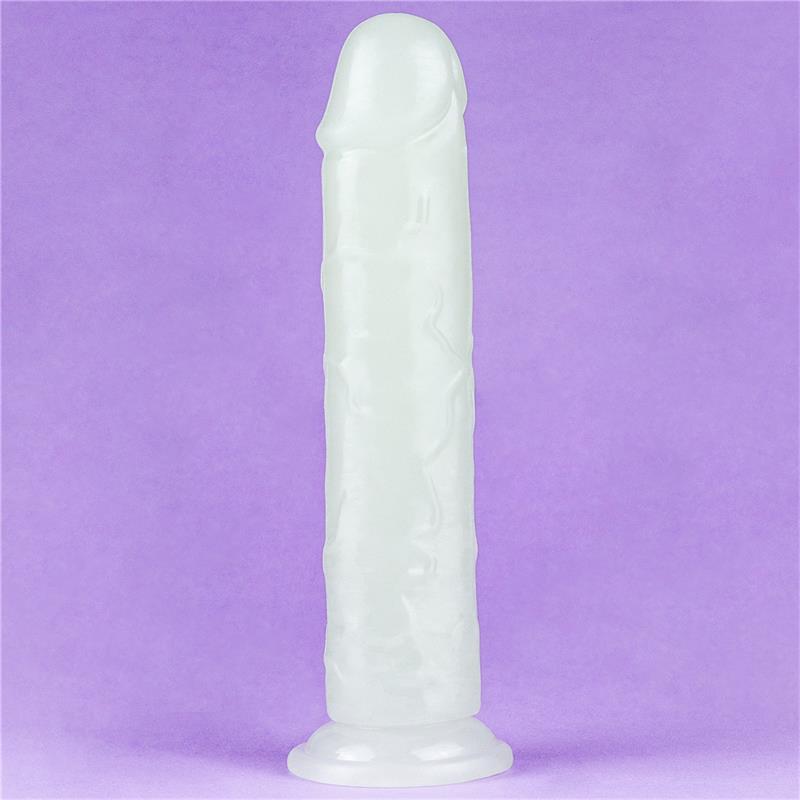 Dildo Lumino 8 Luz Azul 7