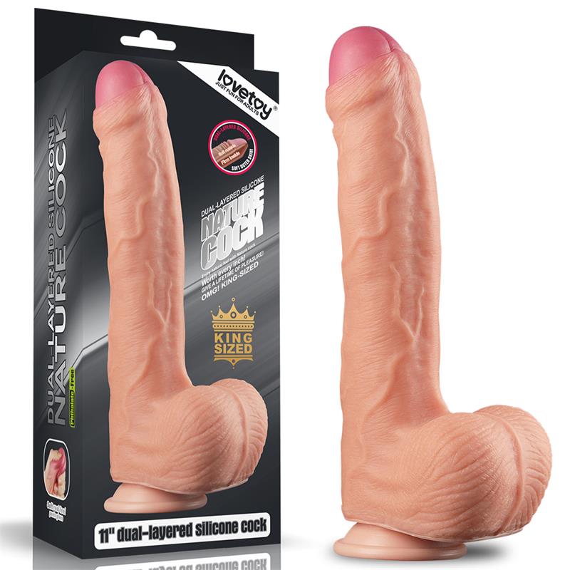 Dildo Nature 11 Dual Layer Natural 3