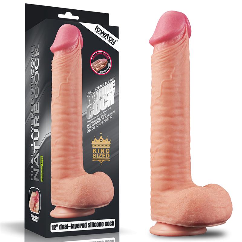 Dildo Nature 12 Dual Layer Natural 4