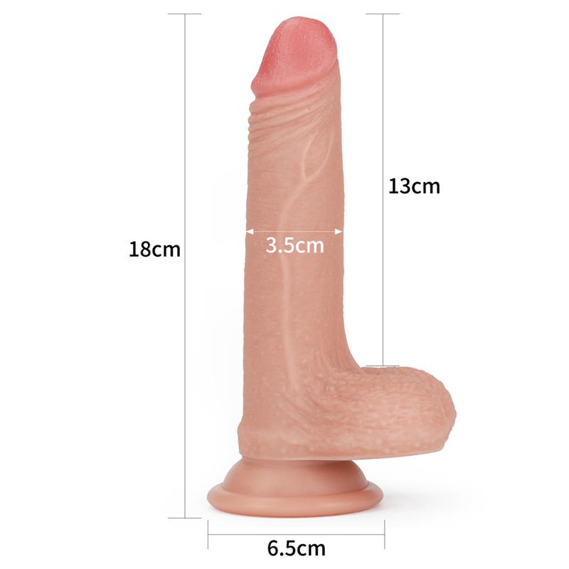 Dildo Nature 7 Silicona Líquida Natural 8