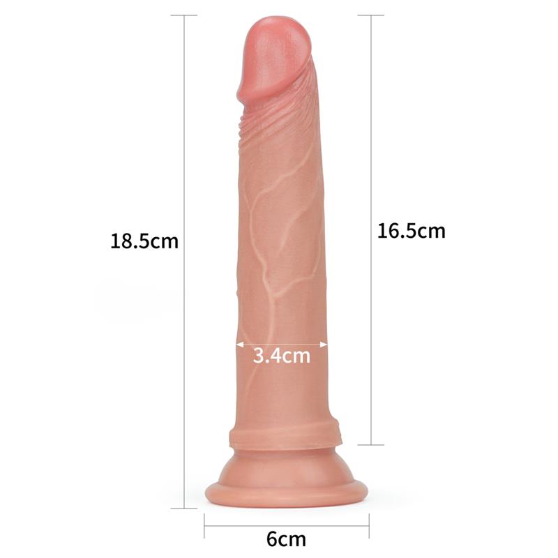 Dildo Nature 7 Silicona Líquida Natural 8