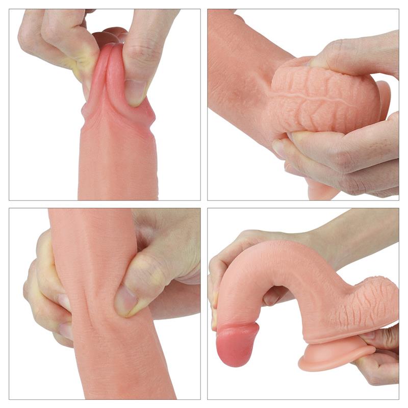 Dildo Nature 8 Silicona Líquida Natural 7