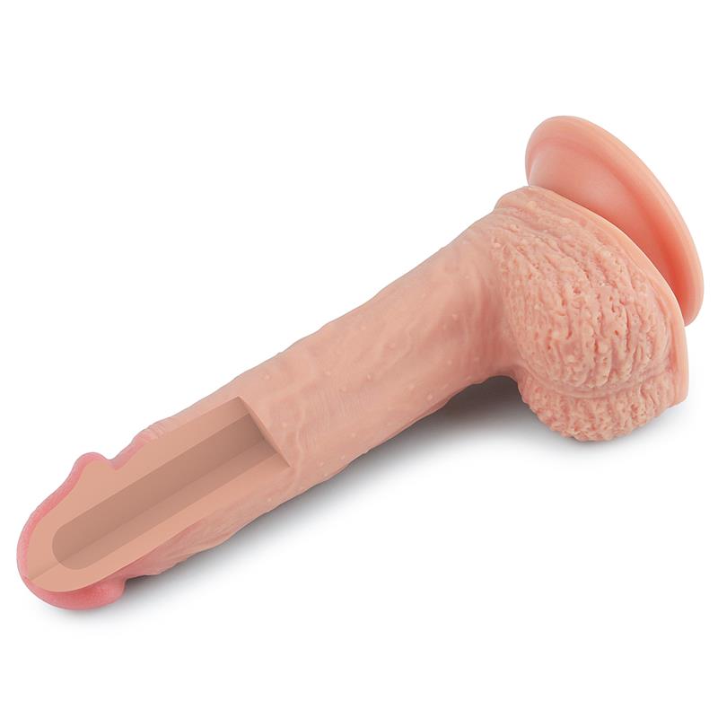 Dildo Nature 8.5 Silicona Líquida Natural 6