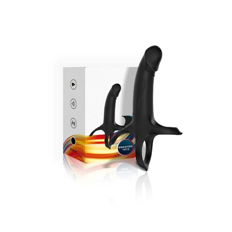 Dildo para Penetración Doble con Vibración 3