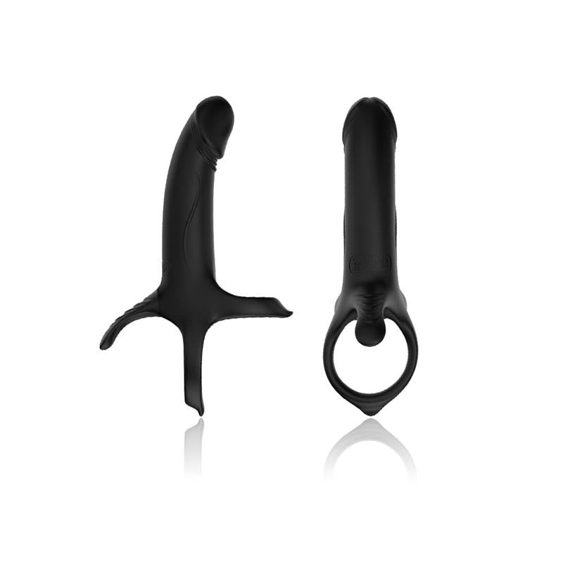 Dildo para Penetración Doble con Vibración 9
