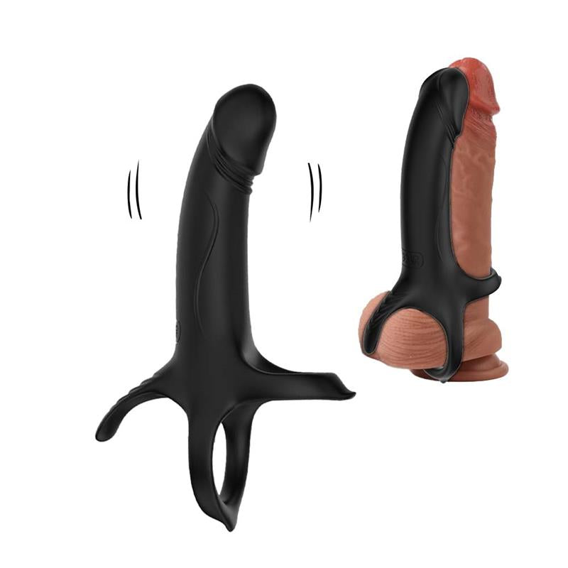 Dildo para Penetración Doble con Vibración 2