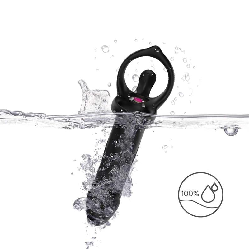 Dildo para Penetración Doble con Vibración 10