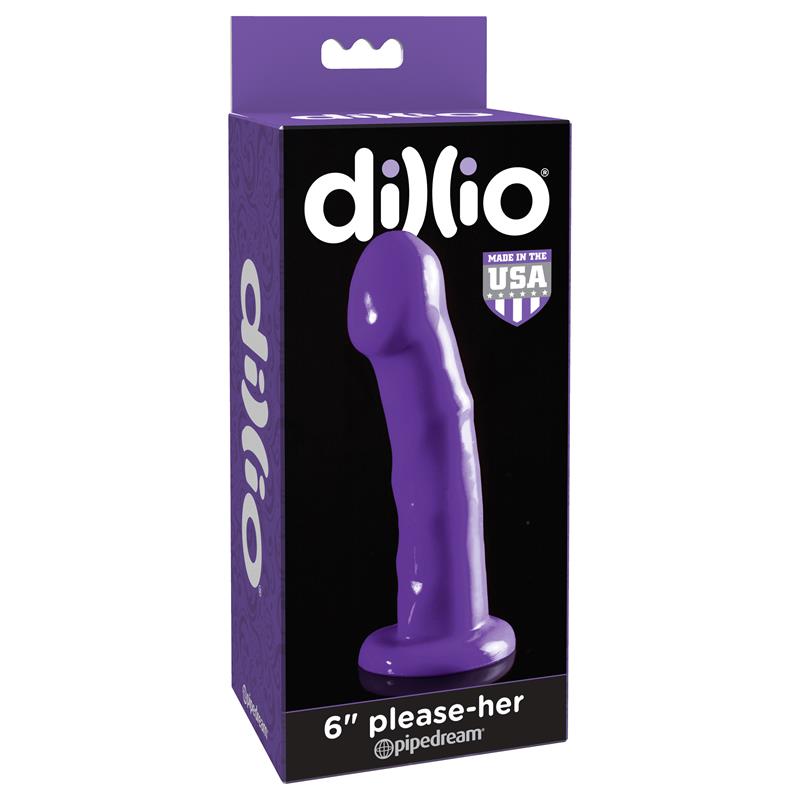 Dildo Please Her 16,5 cm Púrpura