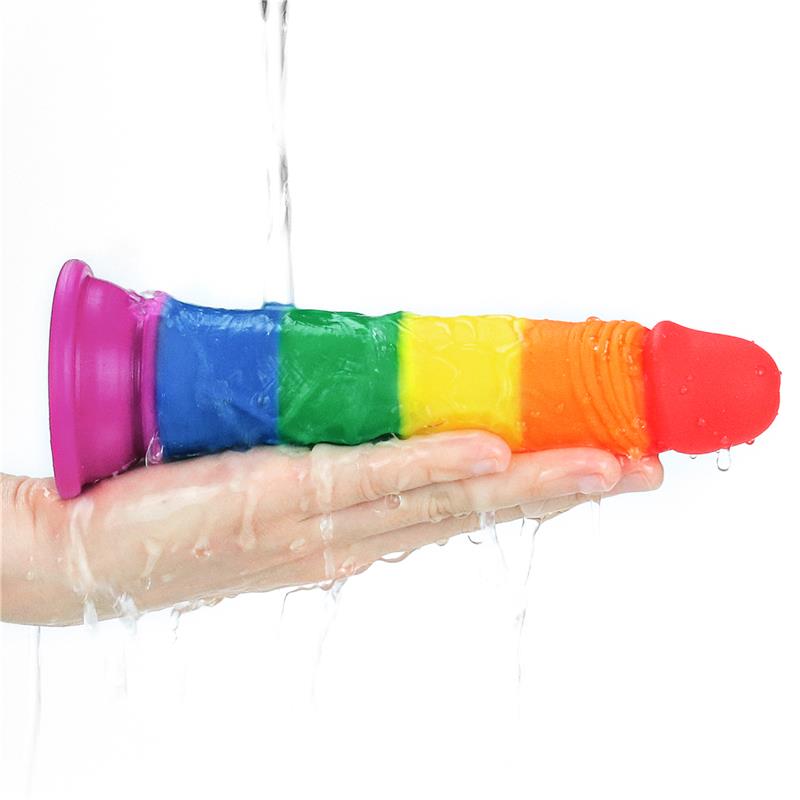 Dildo Prider 7 Silicona Líquida LGBT 9