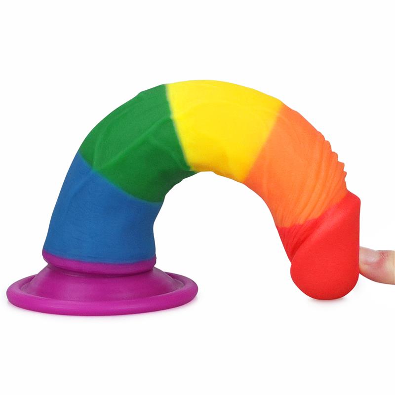 Dildo Prider 7 Silicona Líquida LGBT 6