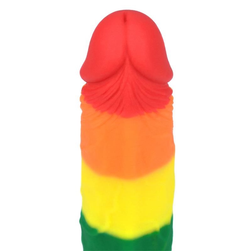 Dildo Prider 7 Silicona Líquida LGBT 4
