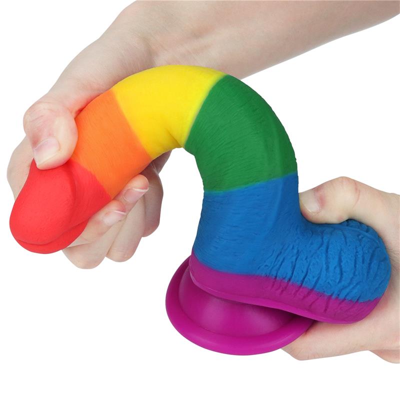 Dildo Prider 7.5 Silicona Líquida LGBT 7