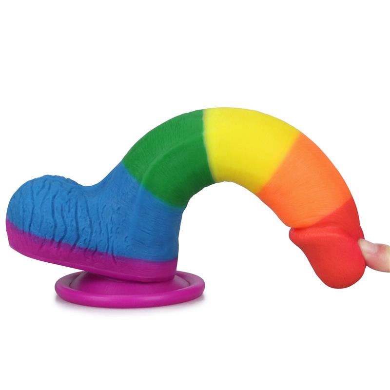 Dildo Prider 7.5 Silicona Líquida LGBT 6