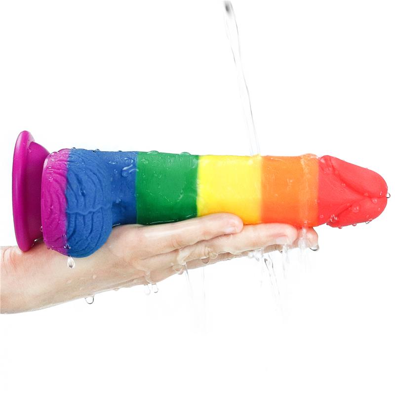 Dildo Prider 7.5 Silicona Líquida LGBT 8