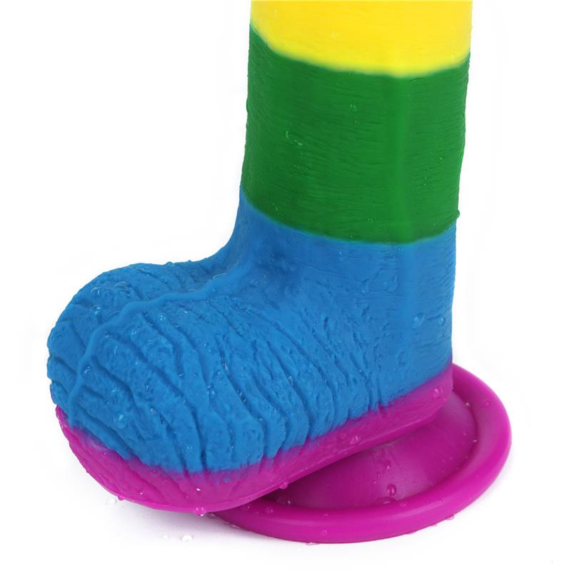 Dildo Prider 7.5 Silicona Líquida LGBT 4