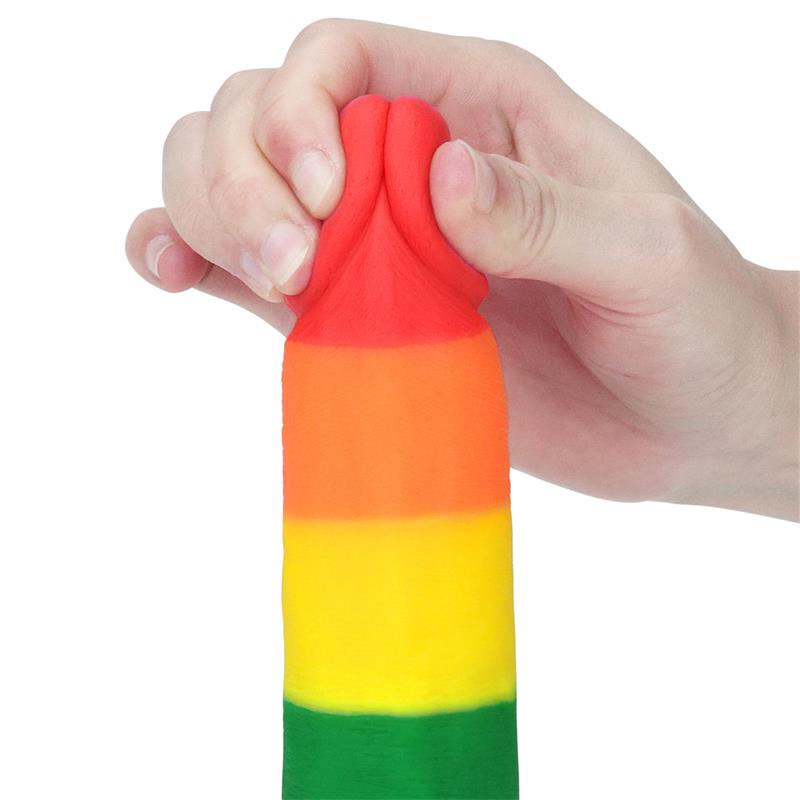 Dildo Prider 7.5 Silicona Líquida LGBT 5