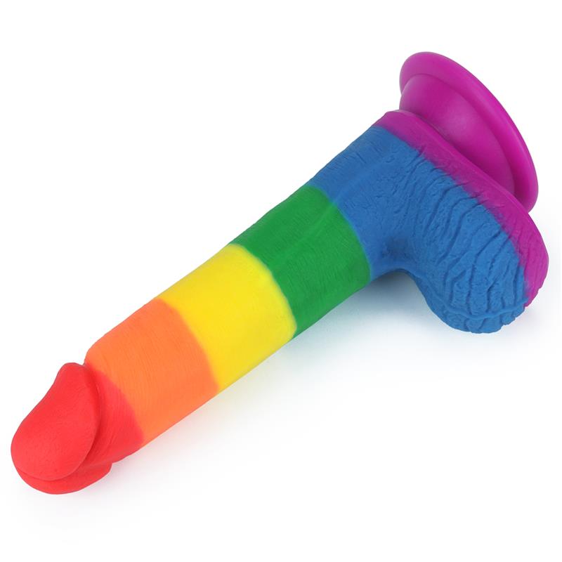 Dildo Prider 7.5 Silicona Líquida LGBT 3