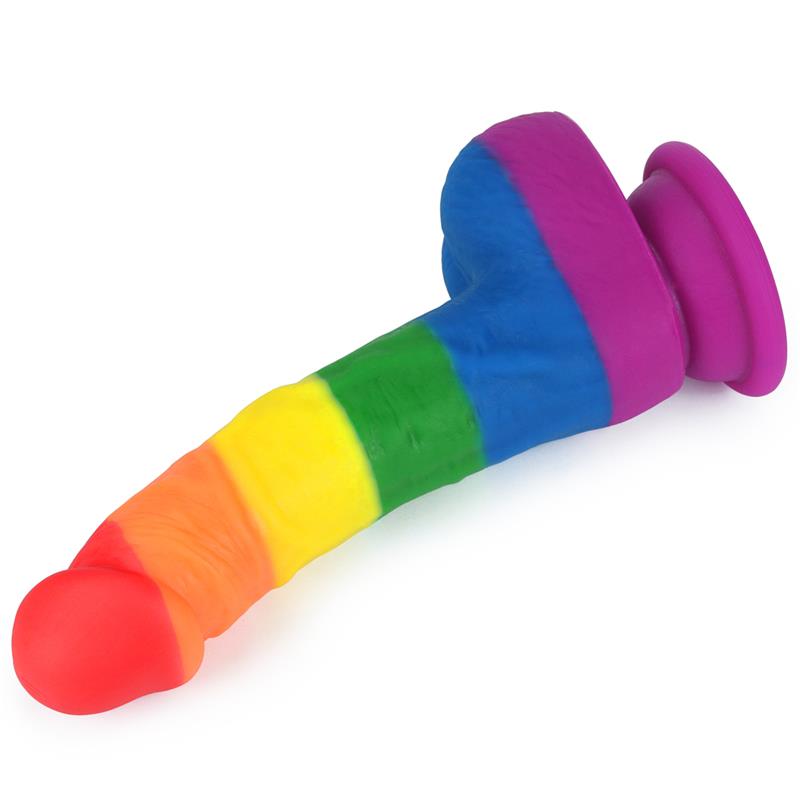 Dildo Prider 8 Silicona Líquida LGBT 2