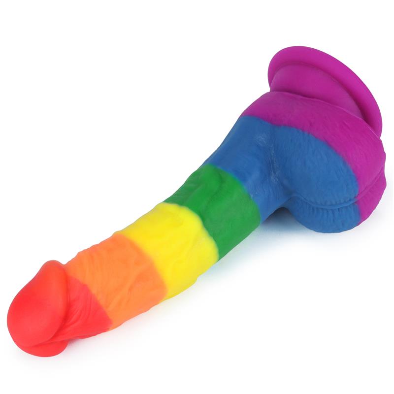 Dildo Prider 8 Silicona Líquida LGBT 3