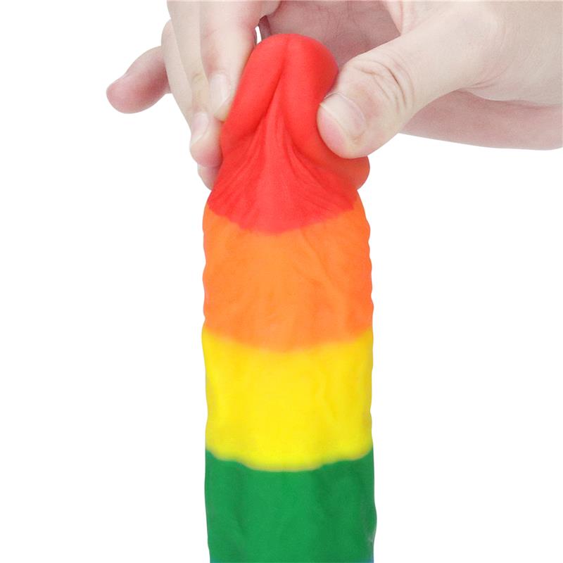 Dildo Prider 8 Silicona Líquida LGBT 5