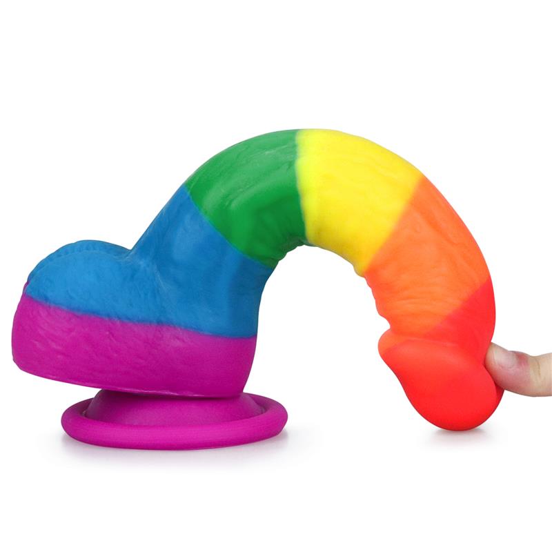Dildo Prider 8 Silicona Líquida LGBT 6
